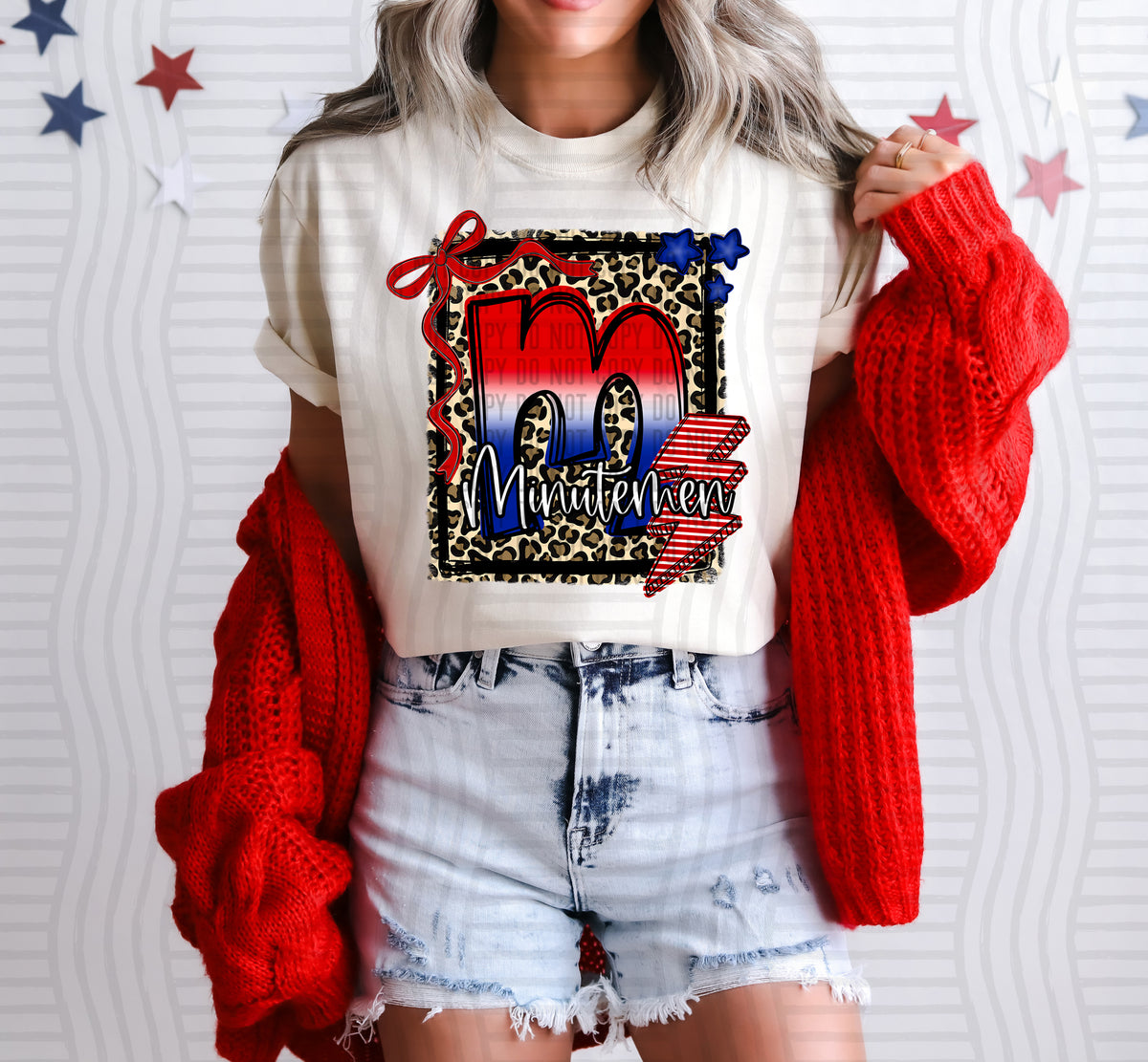 Minutemen Star-Spangled Sass Mascots (Caplinger) DTF transfer