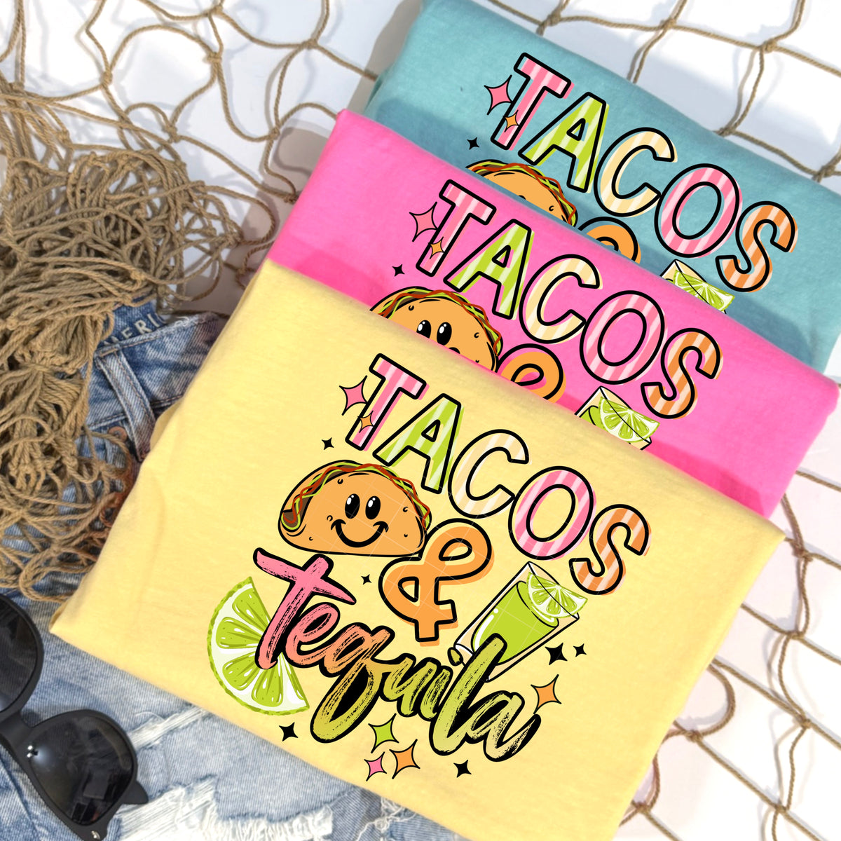 Tacos and tequila (CSC) DTF Transfer