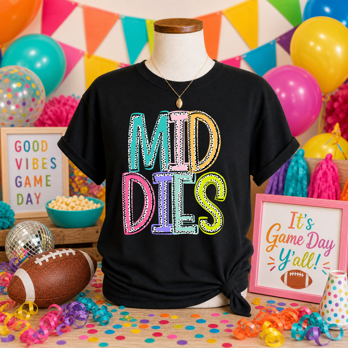Middies Dixie Dot (S&G) DTF transfer