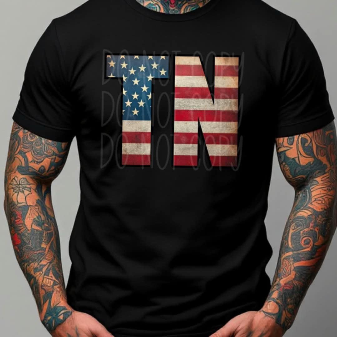 Patriotic States Initials