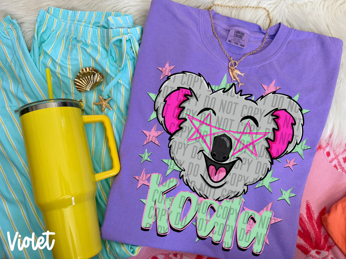 koala starry eyed (Caplinger) DTF Transfer