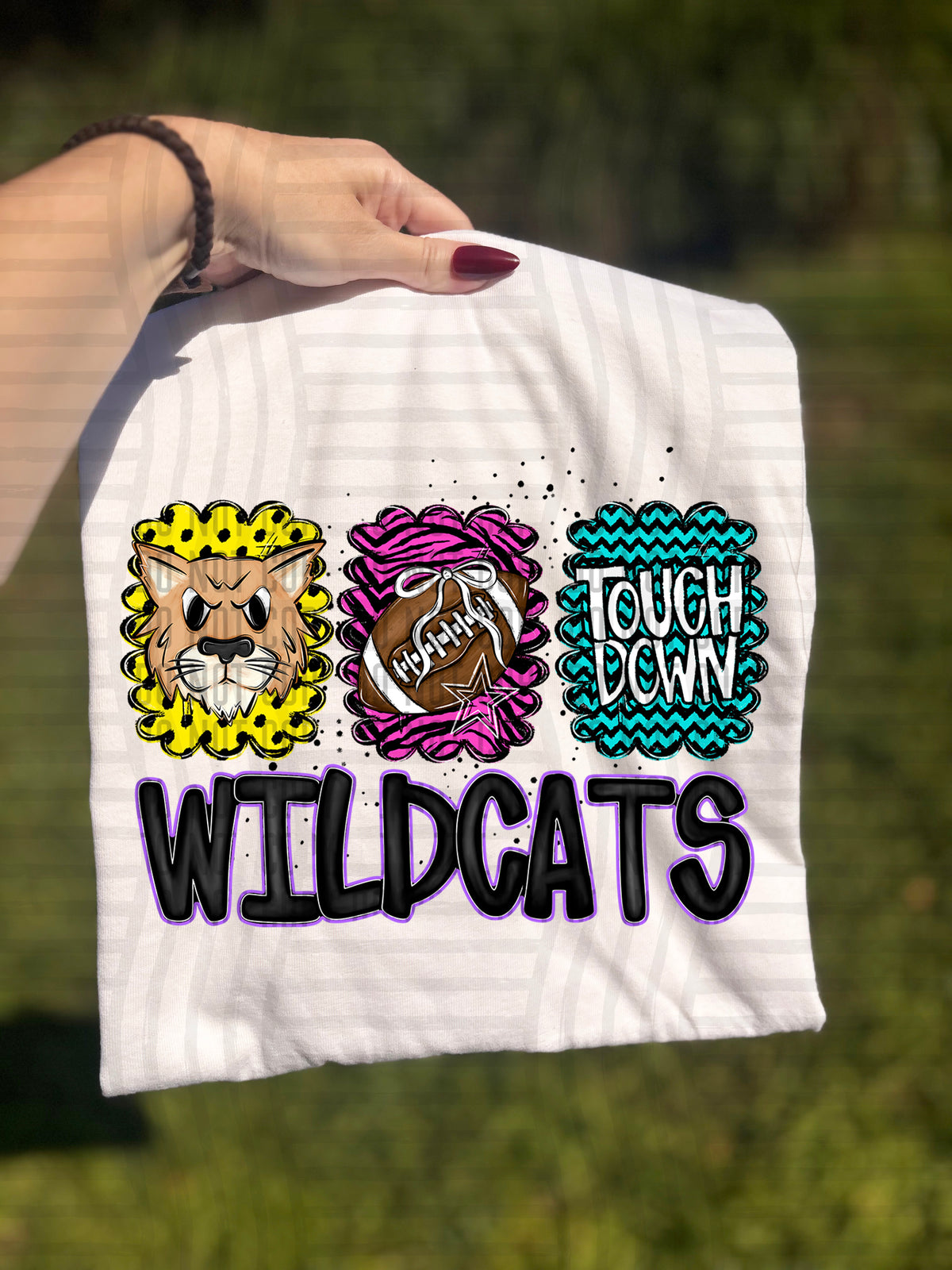Wildcats Beige Preppy Bright Trio (Caplinger) 113121 DTF transfer