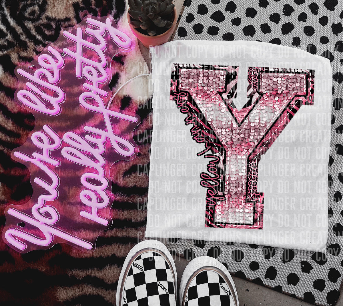 Yellowhammers wild and pink (Caplinger) DTF transfer