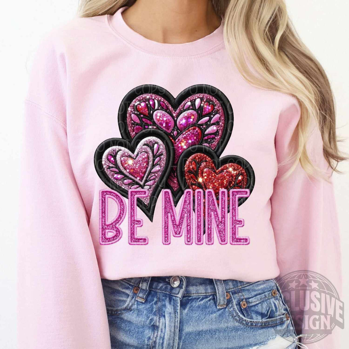 Be mine hearts 73279 DTF transfer