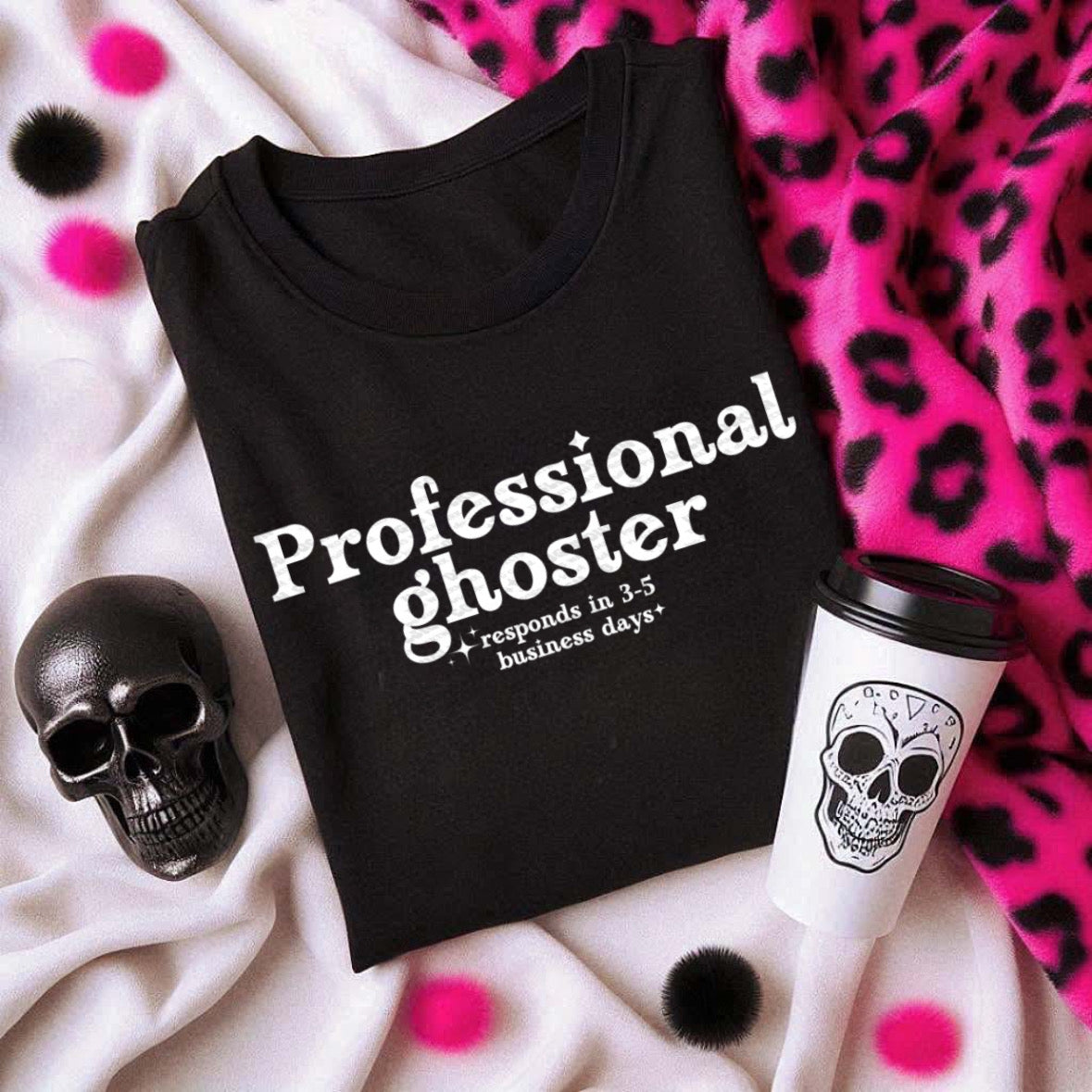 Professional Ghoster white font (UDD) 68715 dtf transfer