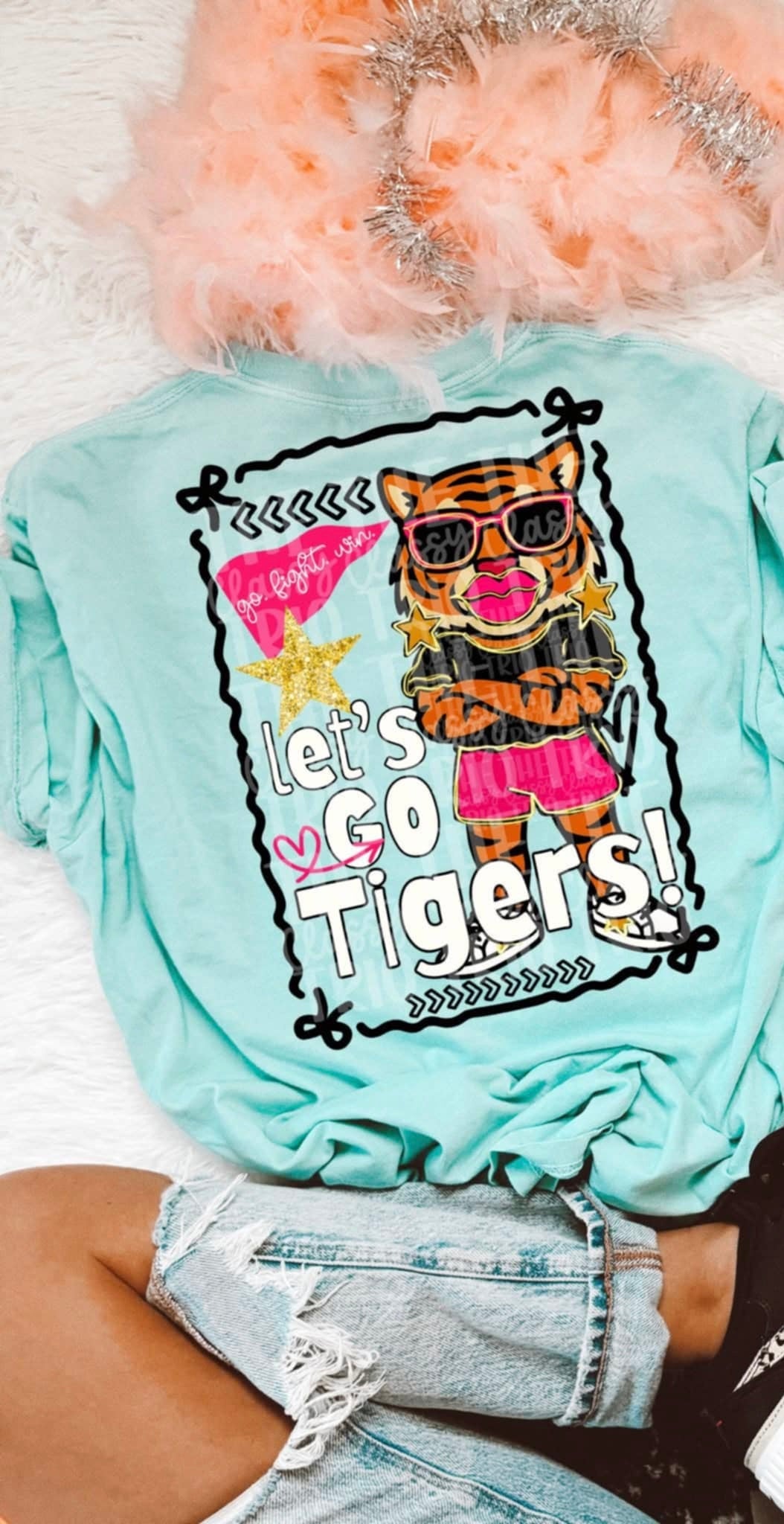 Let’s go mascots frame