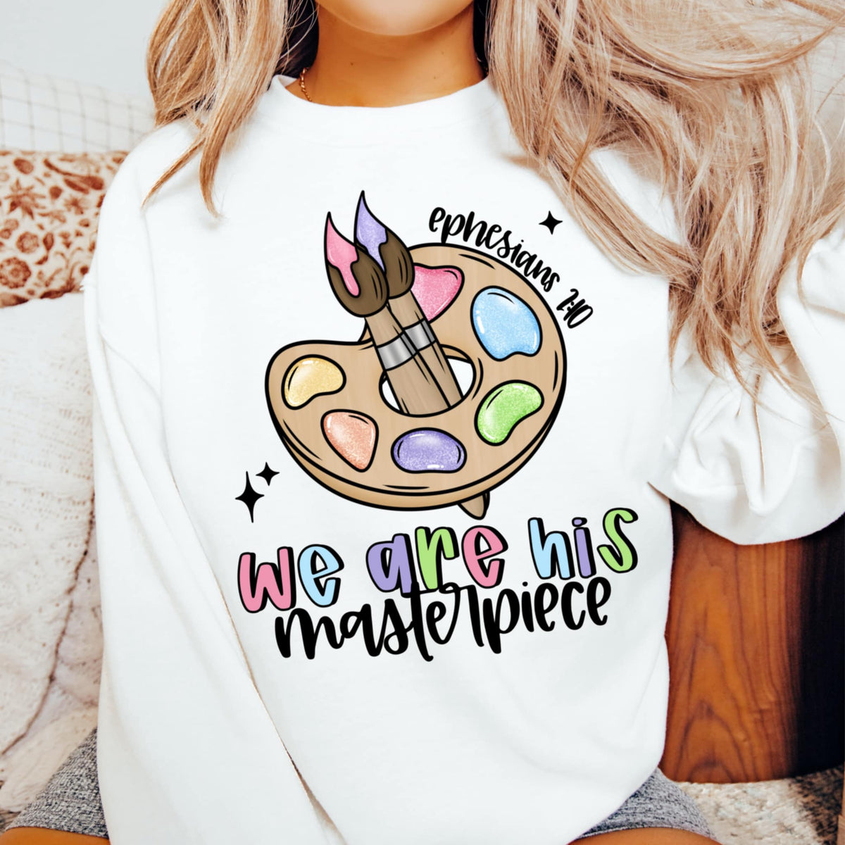 We are his masterpiece (CMD) 99601 DTF transfer