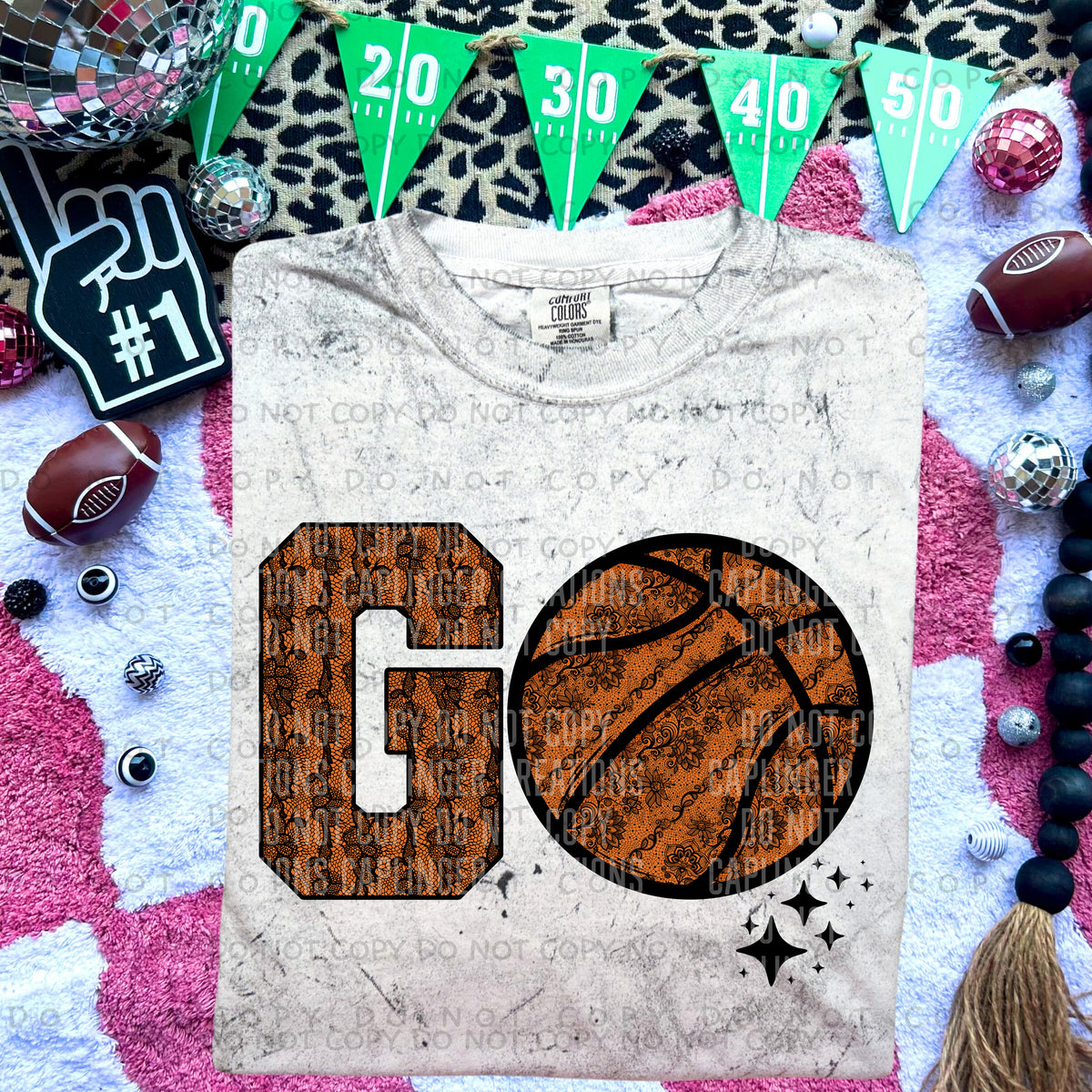 Go basketball NO bow (Caplinger) 87842 DTF transfer