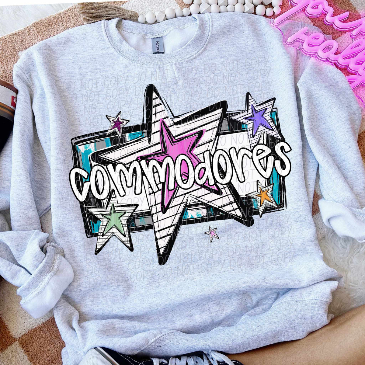 Commodores stars (CITY) 84896 DTF transfer