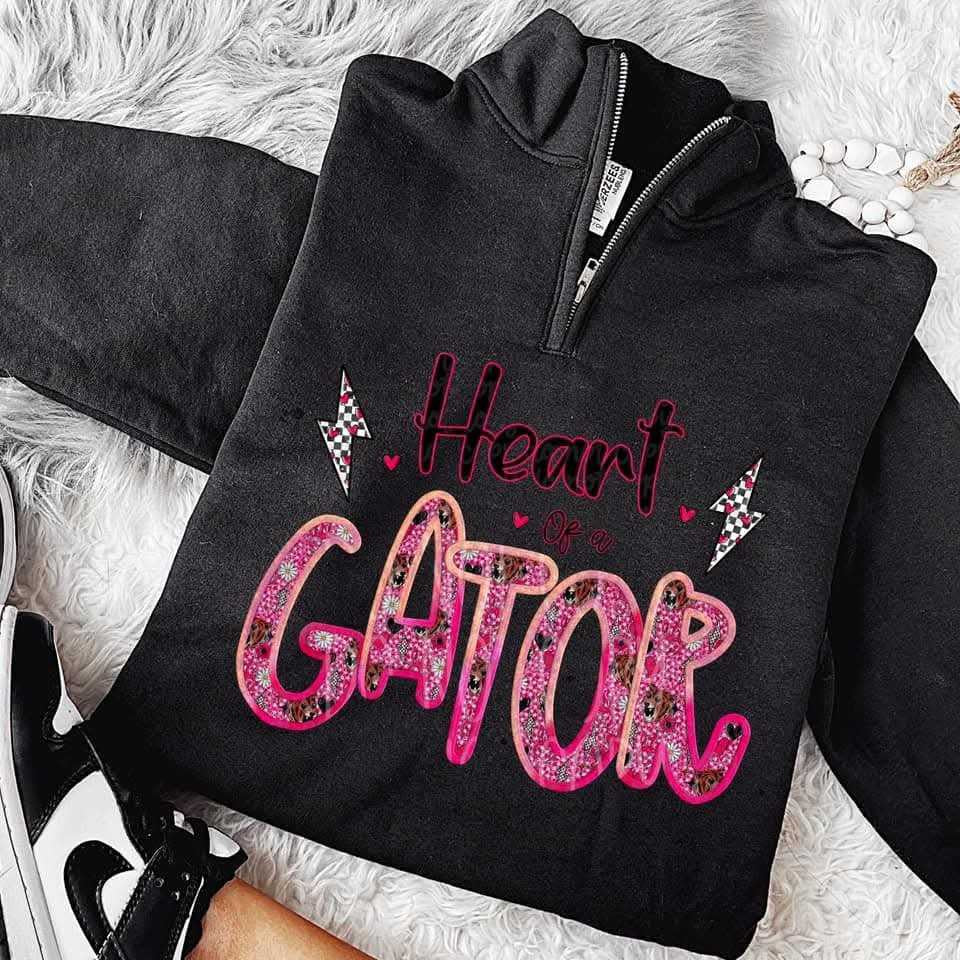 Heart of a gator (VIRGO) 82262 DTF transfer