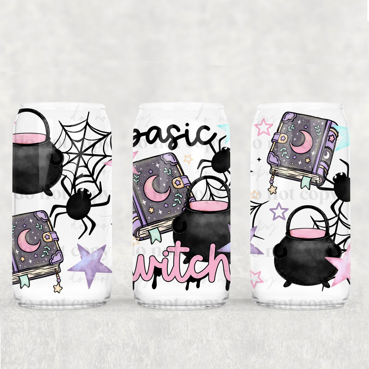 Basic witch with spellbook (exclusive) UV DTF WRAP