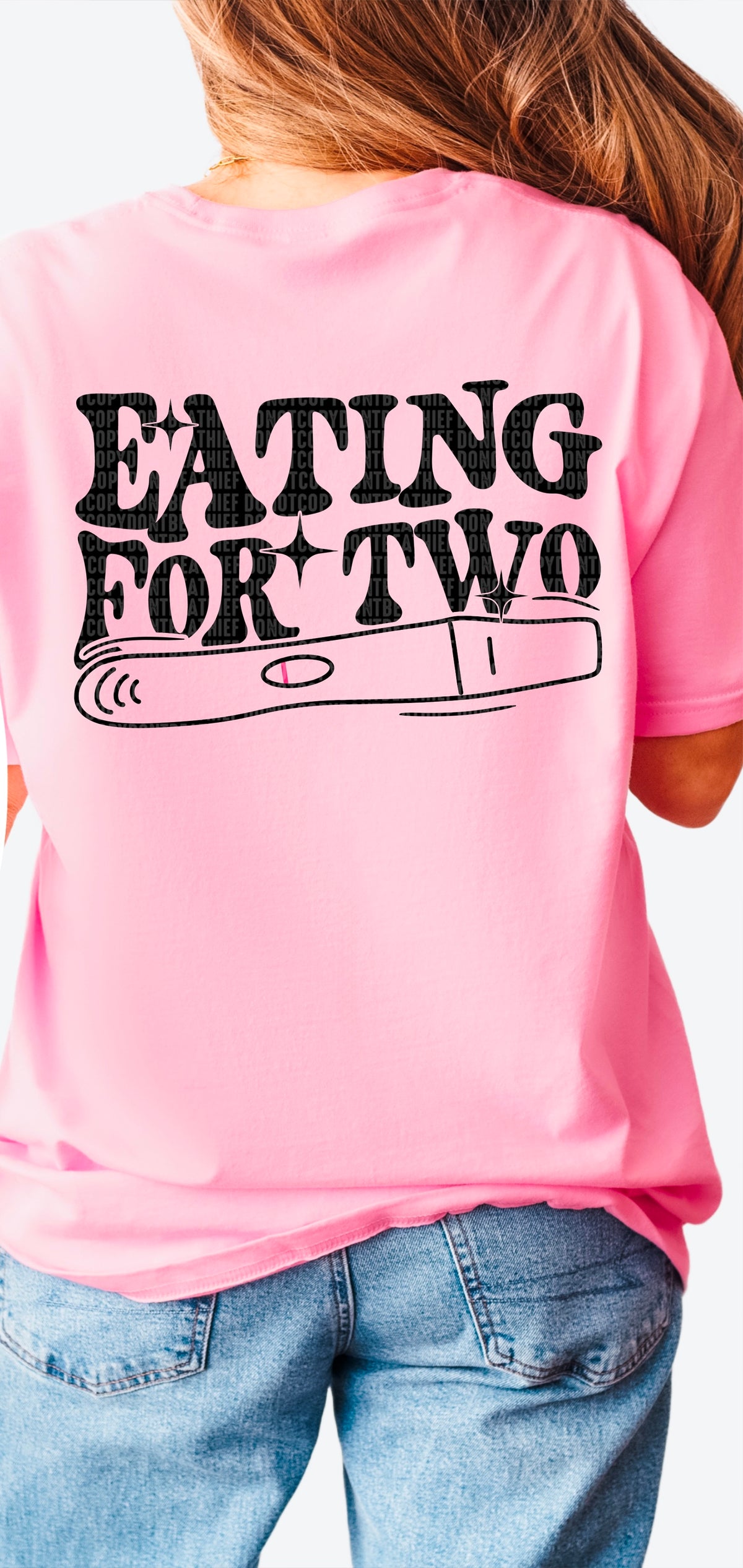 Eating for two 91711 DTF transfer