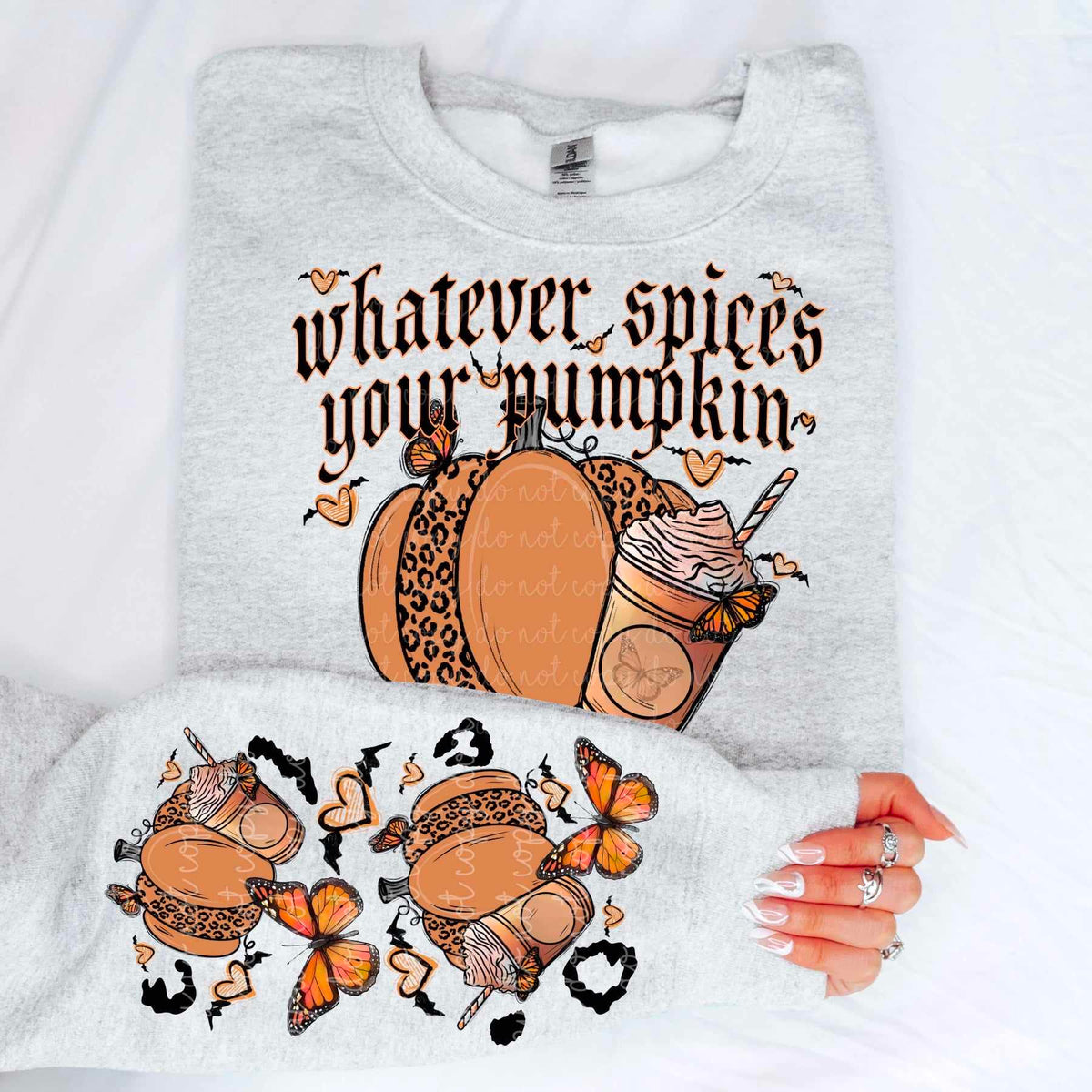 Whatever spices your pumpkin FRONT ONLY (MMD) 58918 DTF transfer