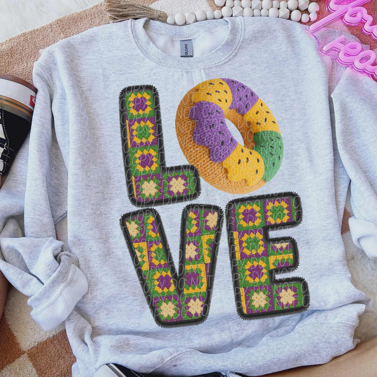 Love with donut (city) DTF Transfer