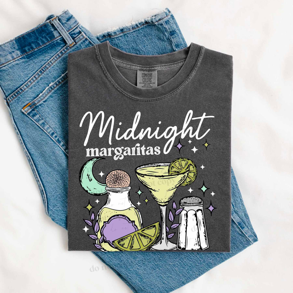 Midnight margaritas WHITE COLOR (CSC) 73720 DTF transfer