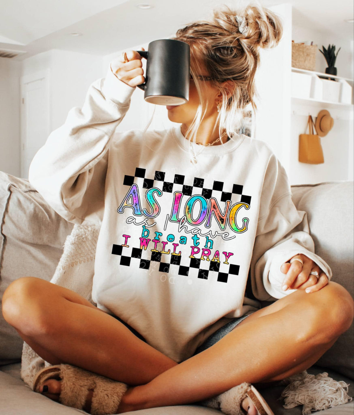 As long as I have breath I will pray 99943 DTF transfer