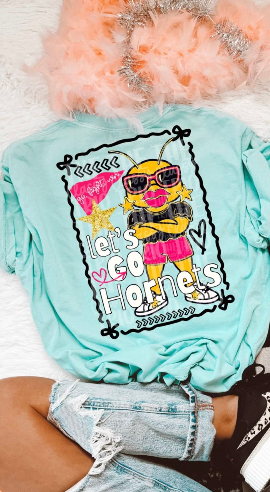 Let’s go mascots frame