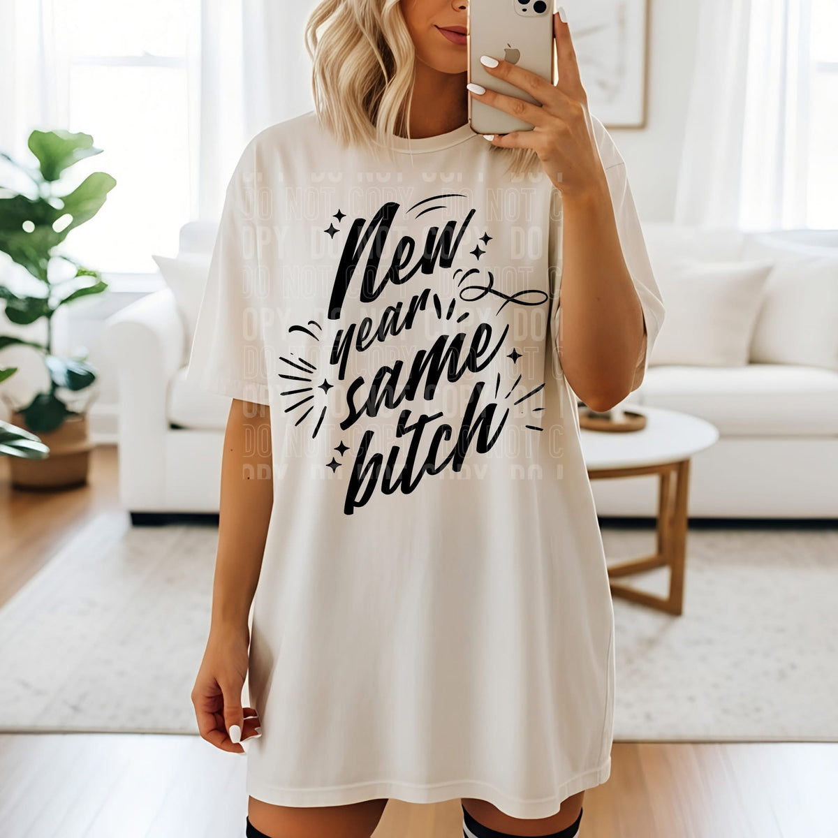 New year same bitch (SBB) DTF Transfer