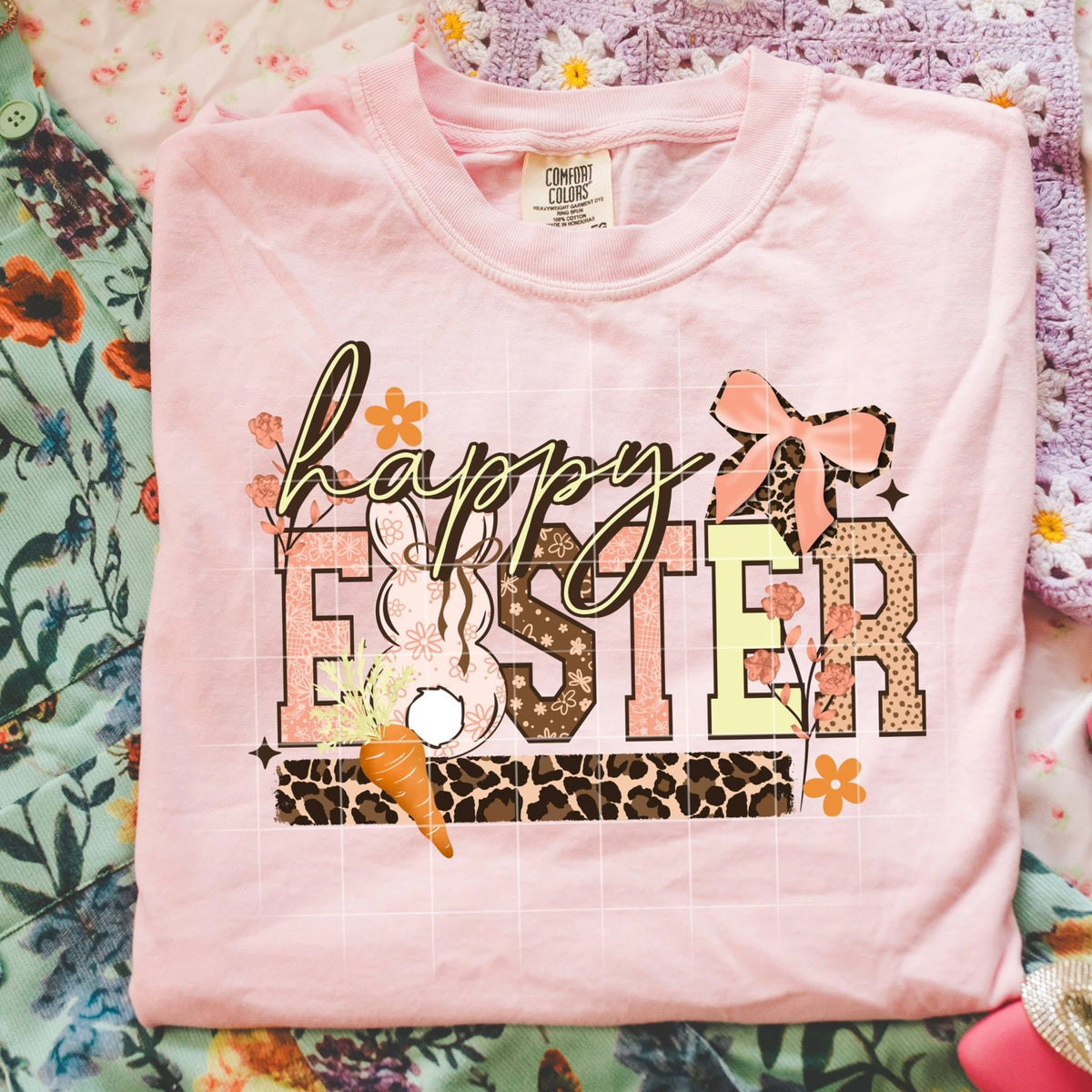 Happy Easter (csc) DTF transfer