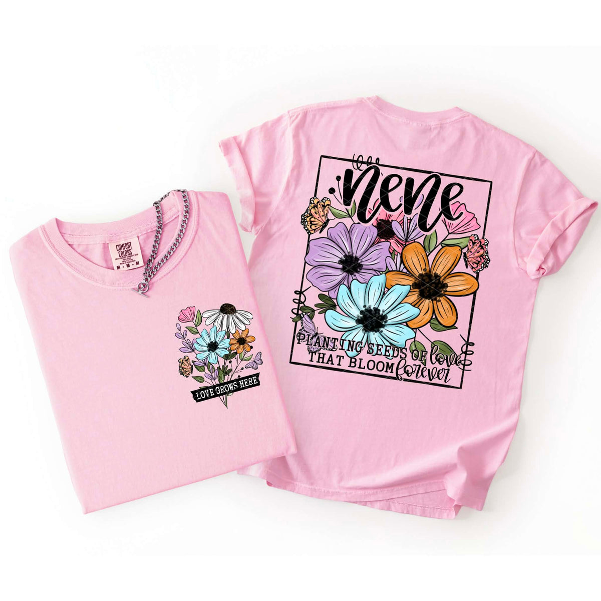 Nene planting seeds (back print only) (SDD) DTF transfer