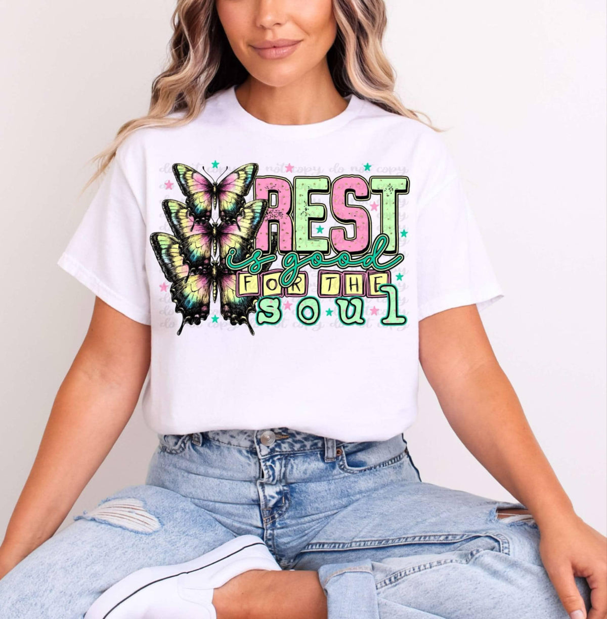 Rest is good for the soul 99402 DTF transfer