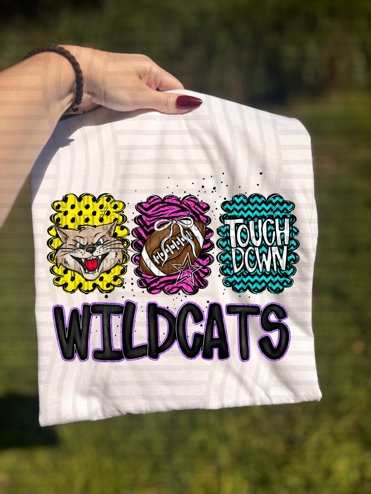 Wildcats Preppy Bright Trio (Caplinger) 113122 DTF transfer