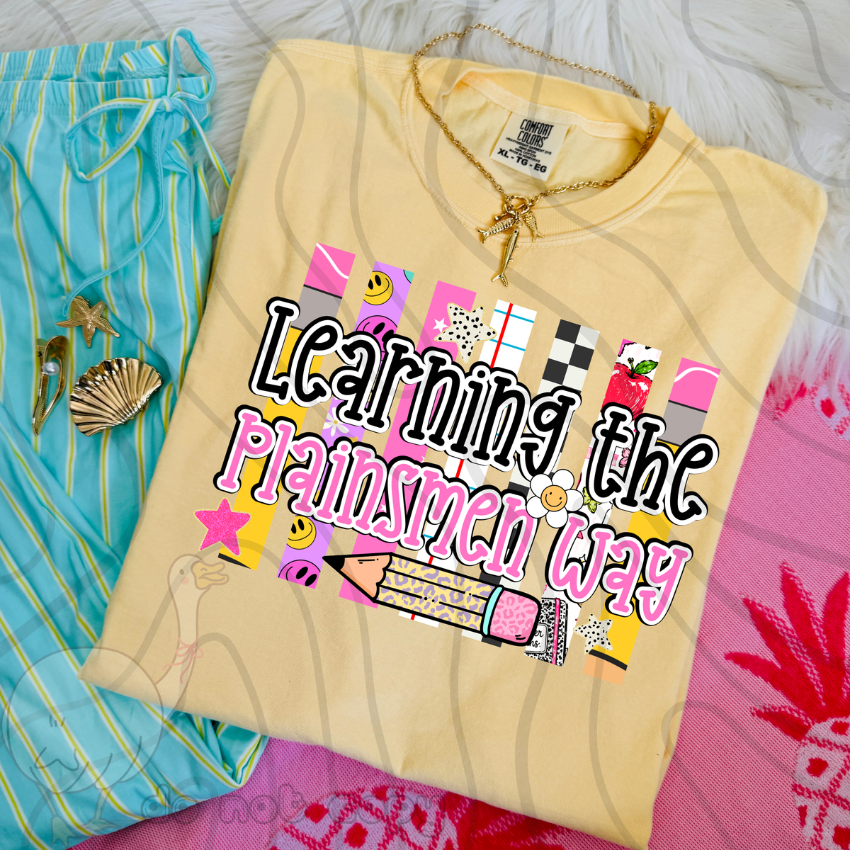 Learning the plainsmen way school stripes (DKD) DTF Transfer