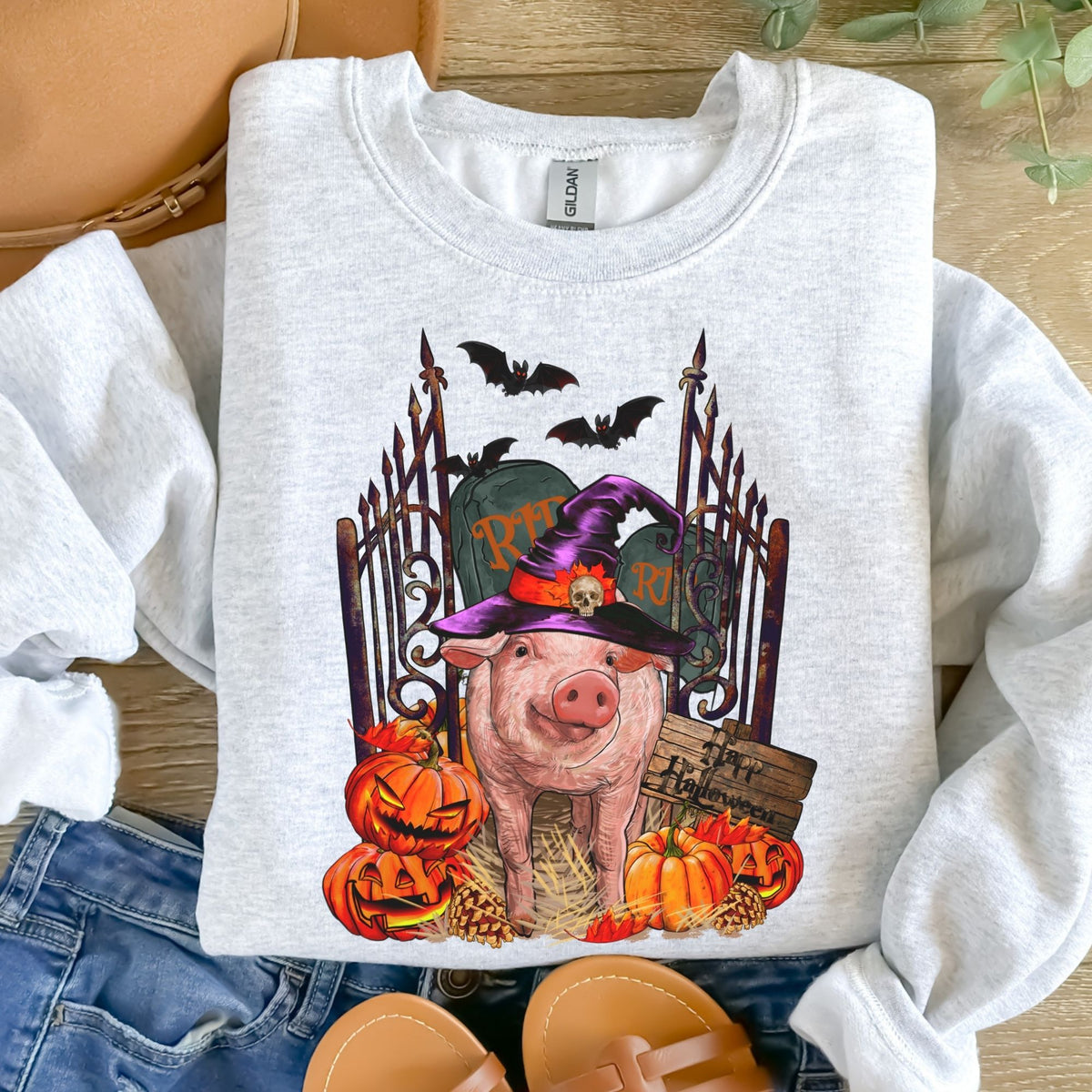 Pig Halloween-38354-DTF transfer