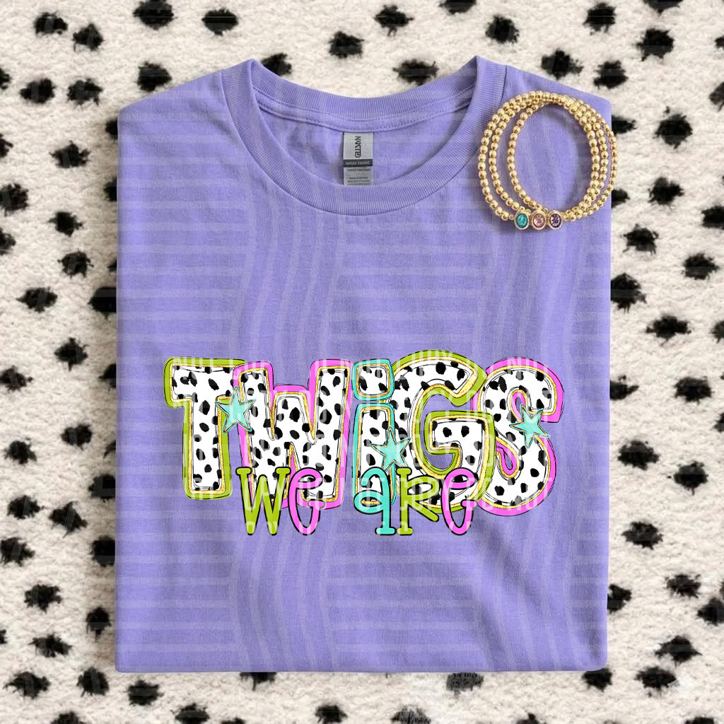 We Are Twigs Spotted & Dotted (Caplinger) DTF transfer