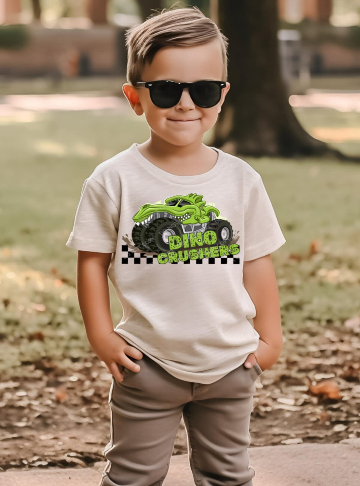 Dino Crushers truck 111575 DTF transfer