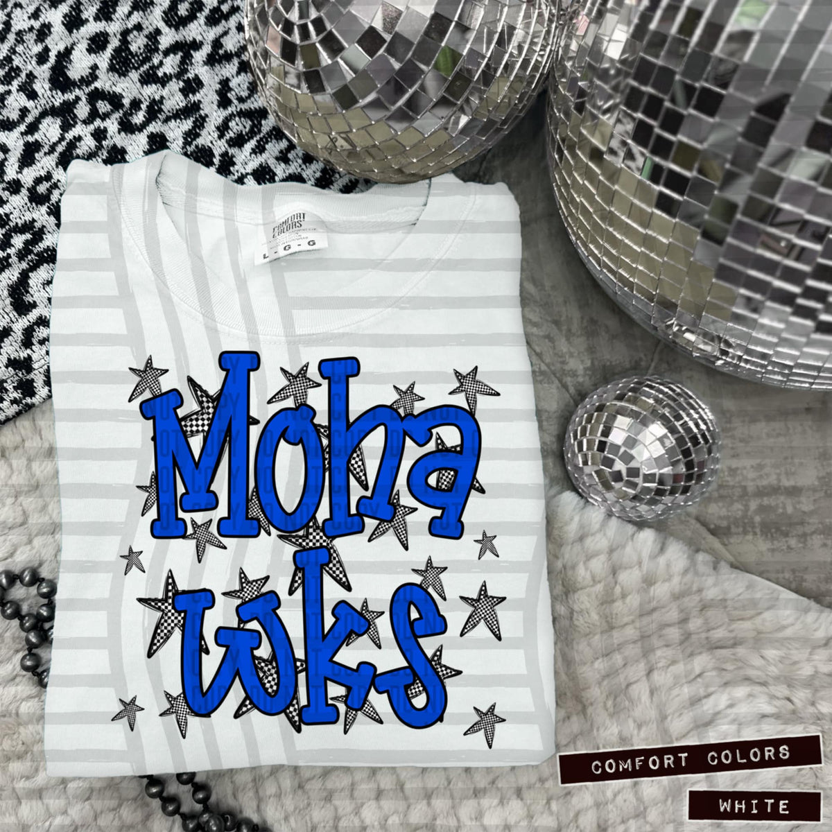 Blue Staggered Mascots (Caplinger)