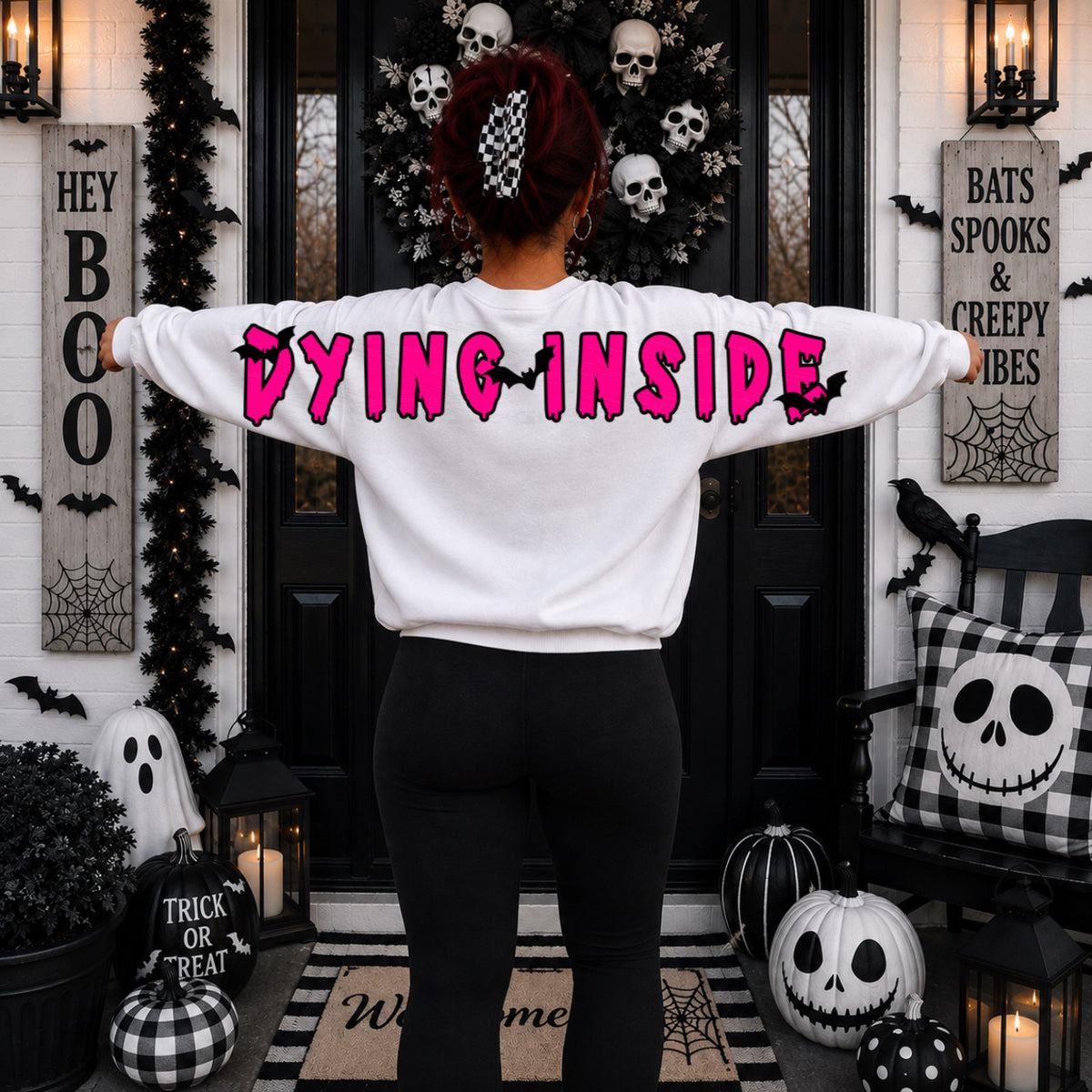 Dying inside 2 (INK) DTF transfer