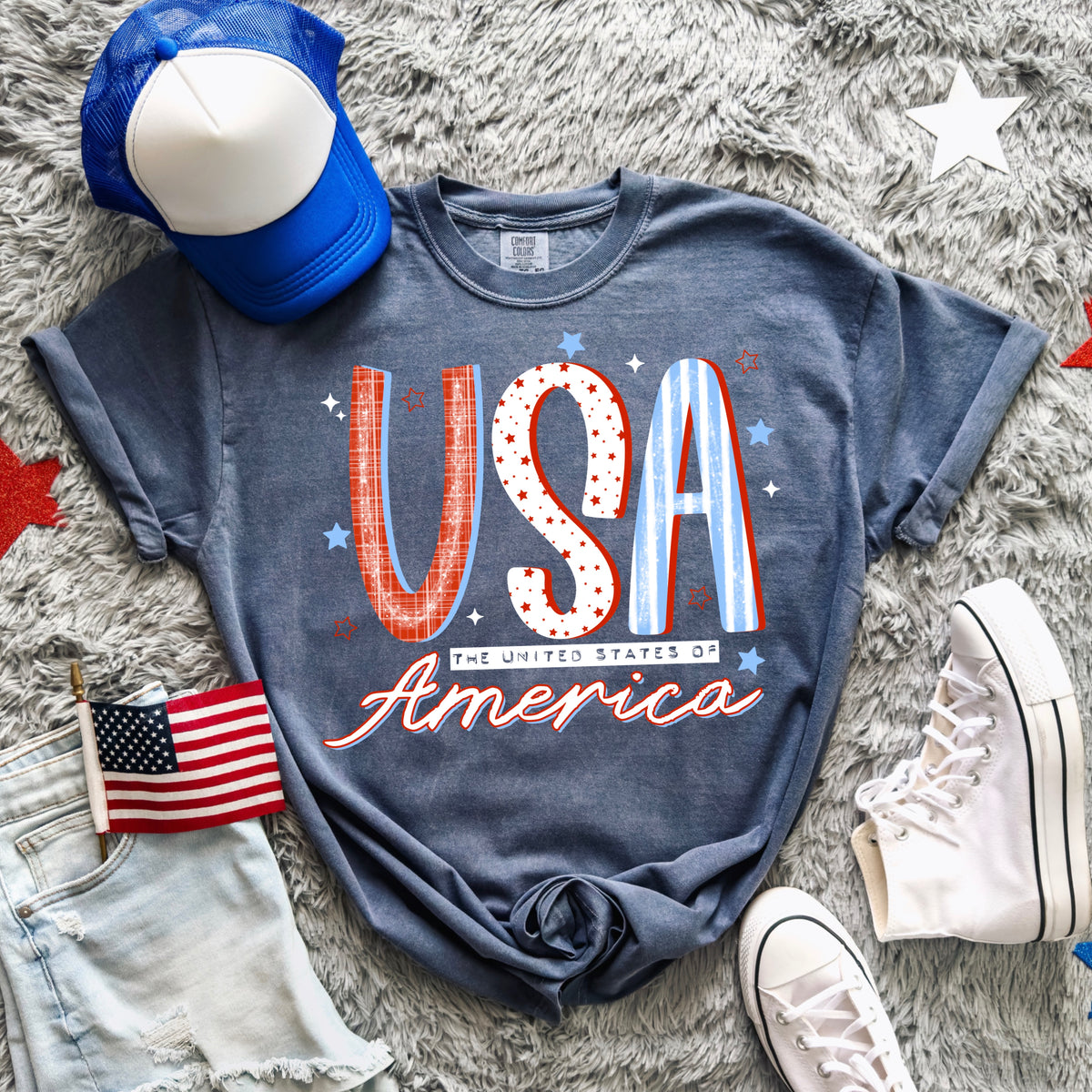 USA United States of america (CSC) DTF Transfer