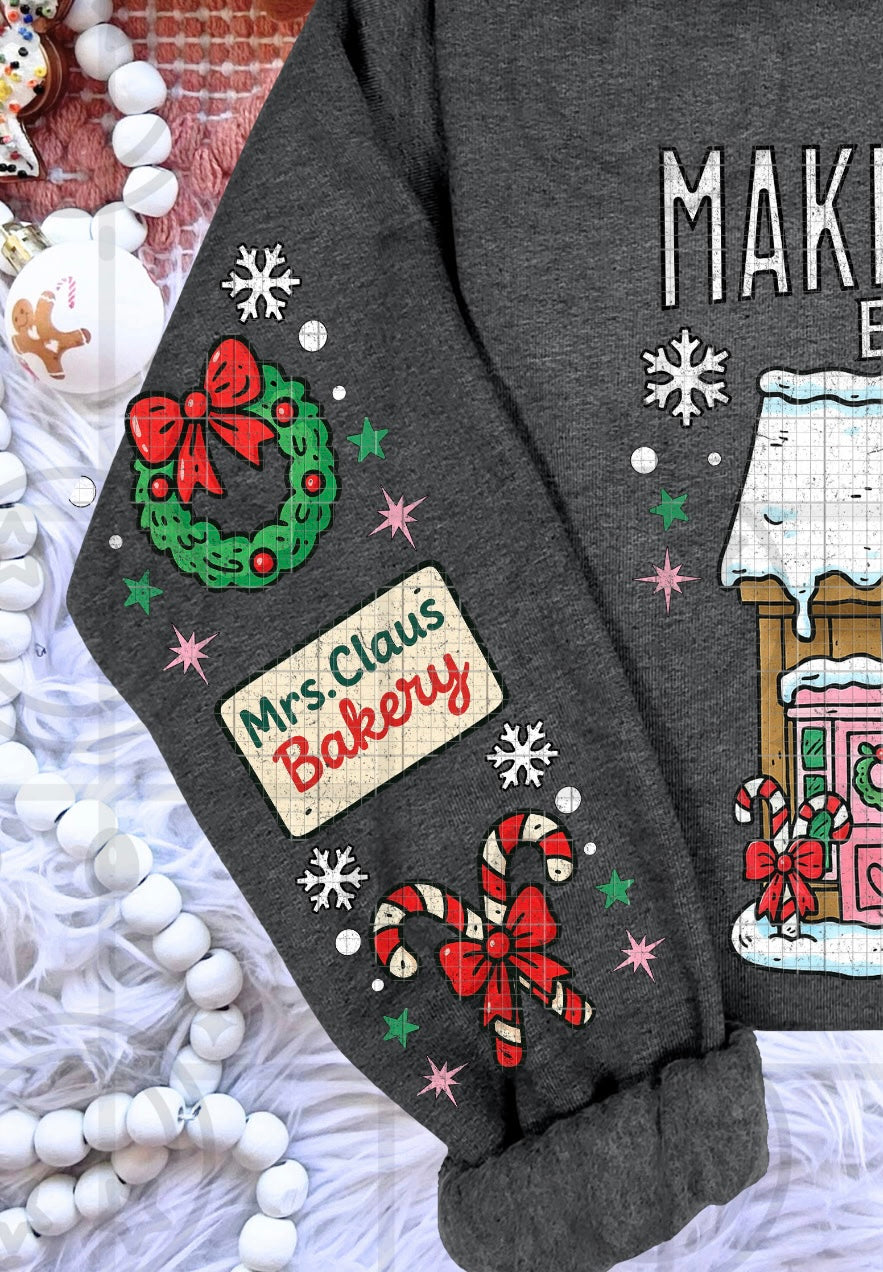 Making spirits bright SLEEVE (HW) DTF Transfer