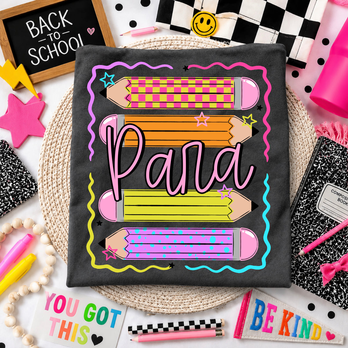 Para colorful pencils (CSC) DTF Transfer