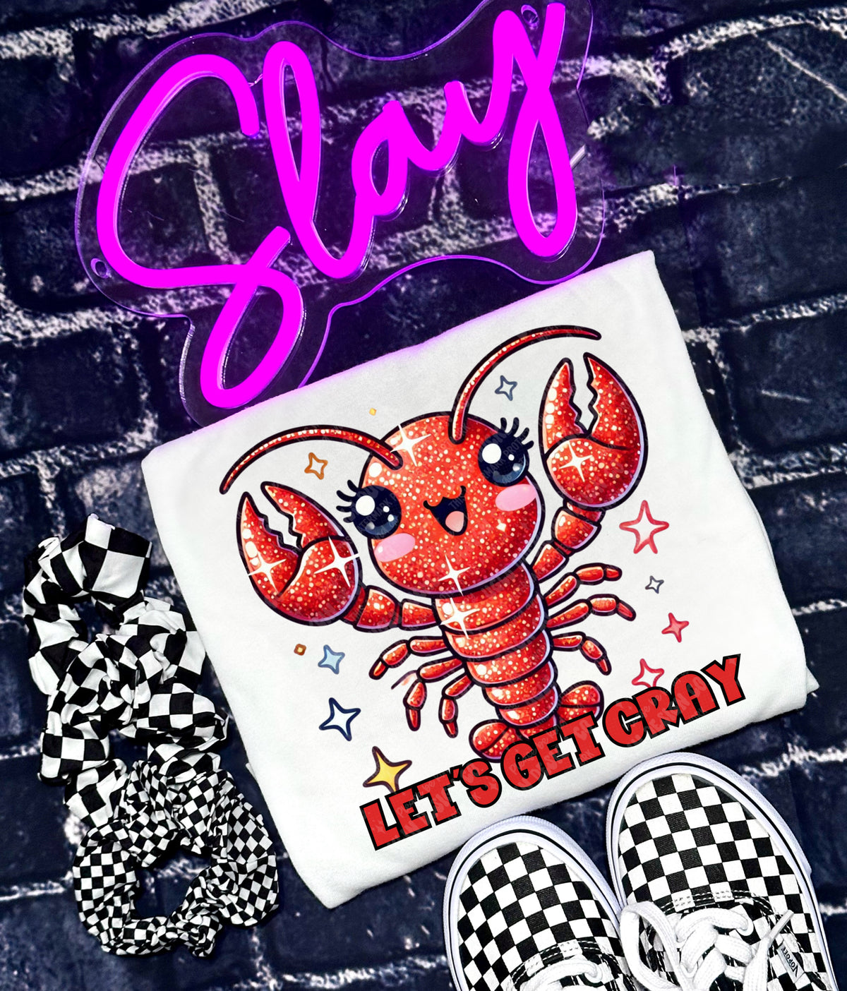 Let's get cray girl crab (UDD) 68706 dtf transfer