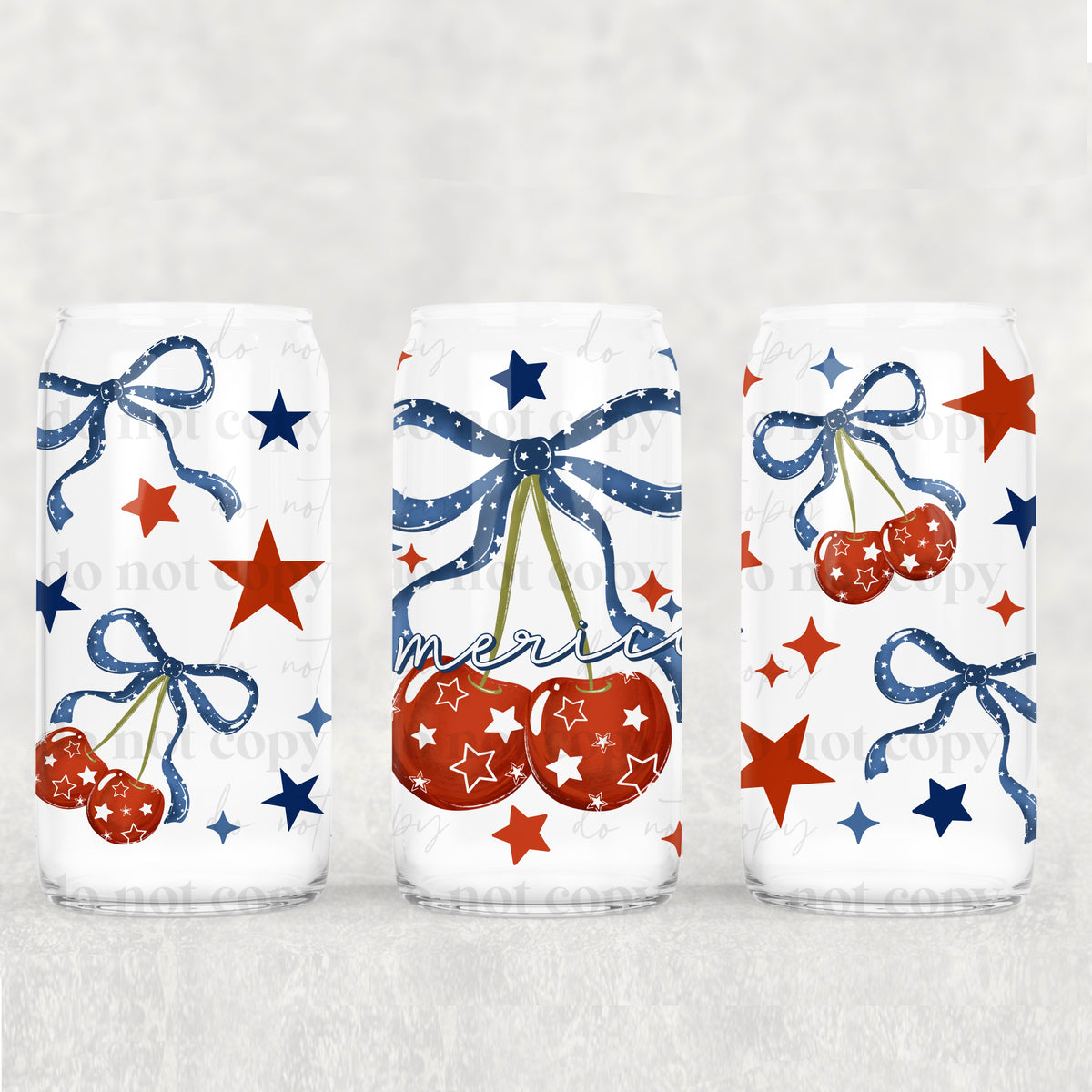 America cherries (CSC) UV DTF WRAP
