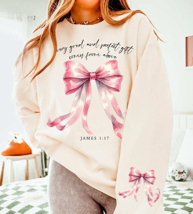 Every good and perfect gift comes from above FRONT ONLY 65234 DTF transfer
