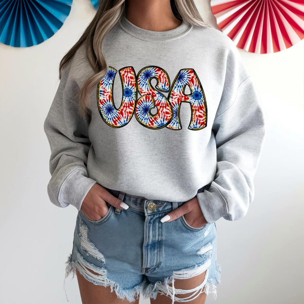 USA tie dye (SDD) 99257 DTF transfer