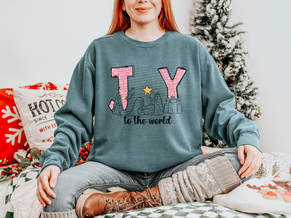 Joy to the world (manger scene) 49887 DTF transfer