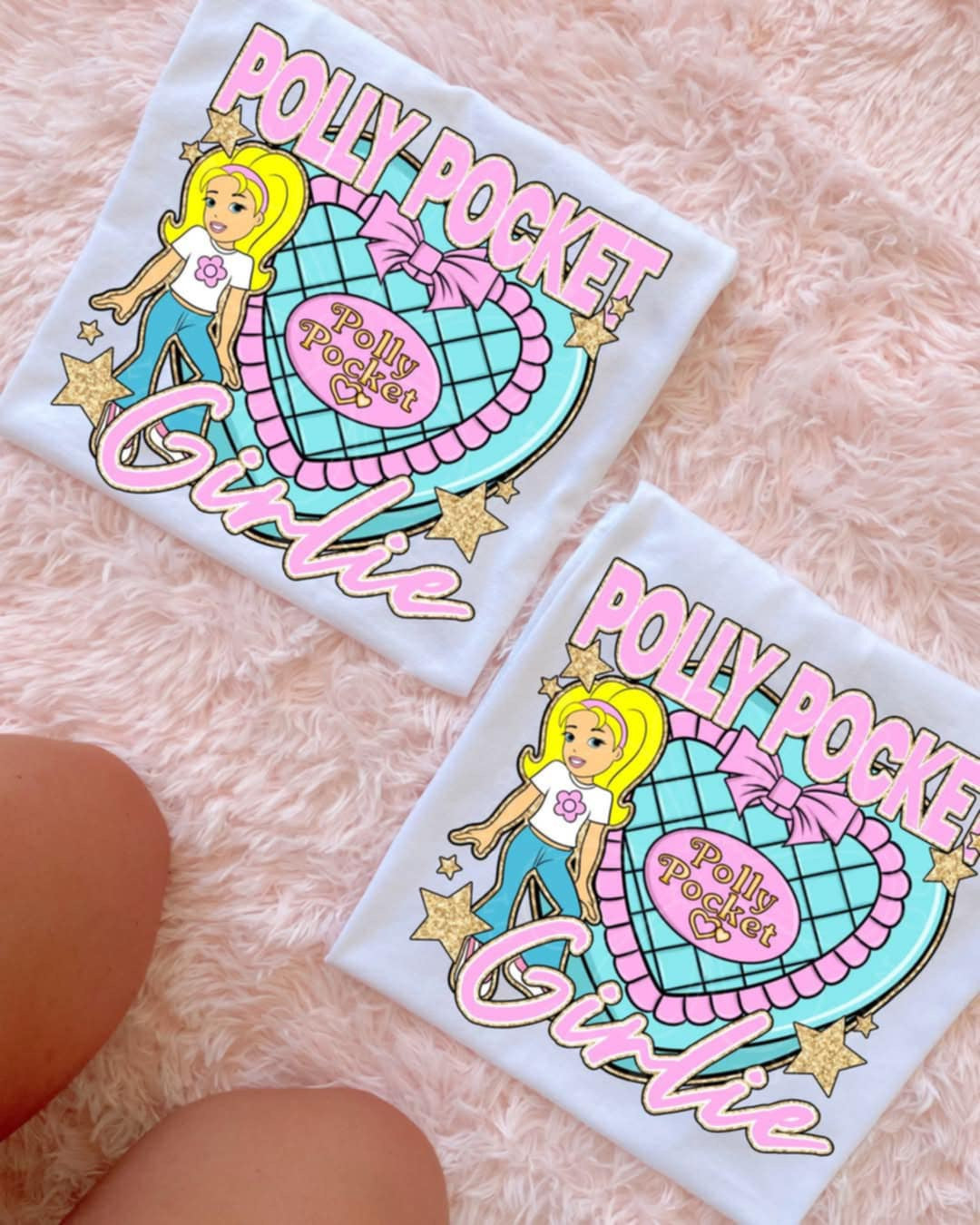 Polly pocket girl light skin (Unhinged) 99550 DTF transfer