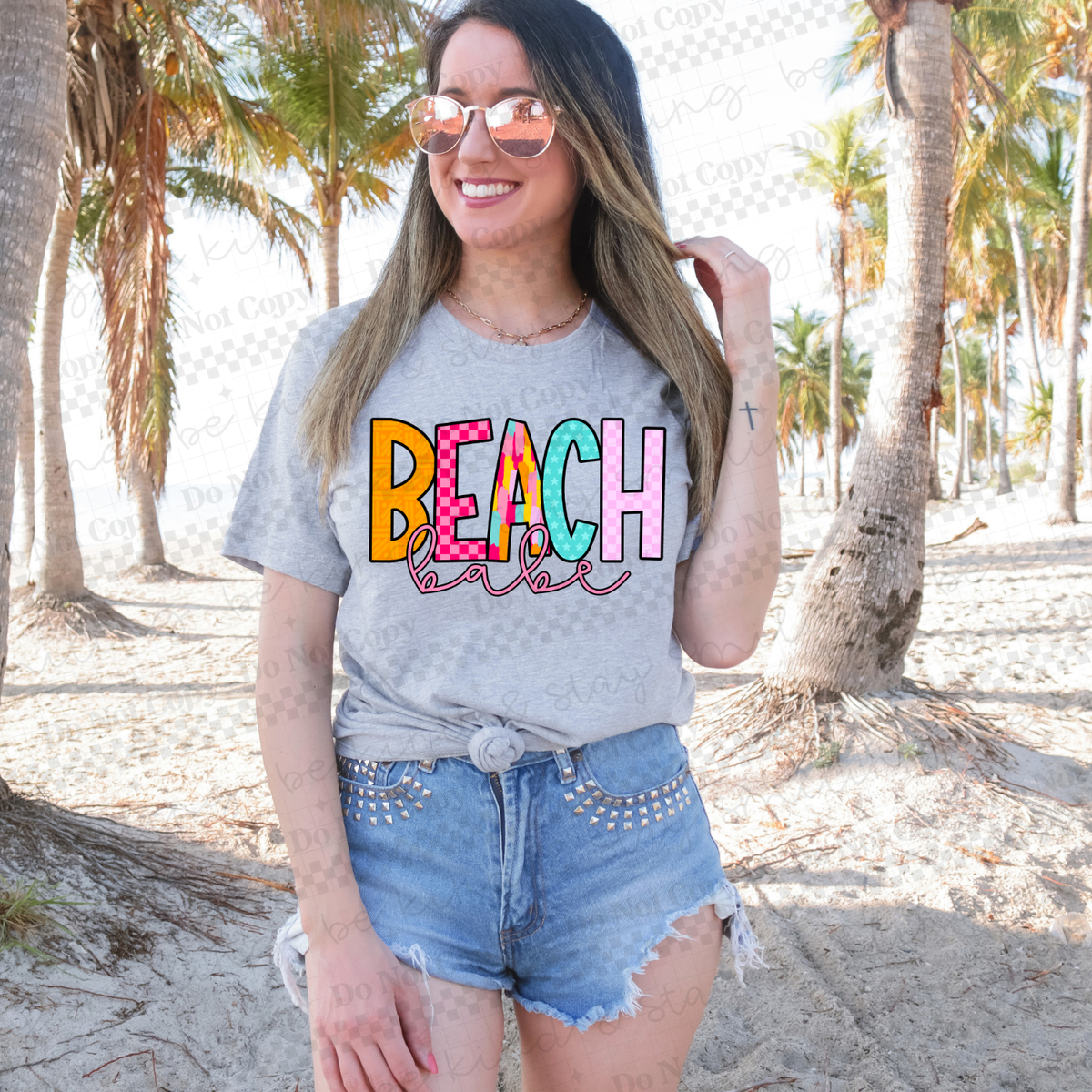 Beach babe (CMLD) 100434 DTF transfer