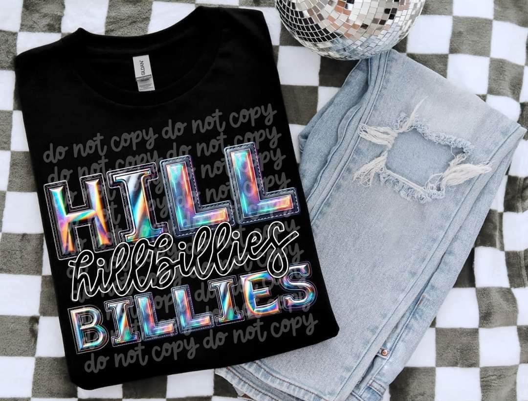 Hillbillies holographic 50705 DTF transfer