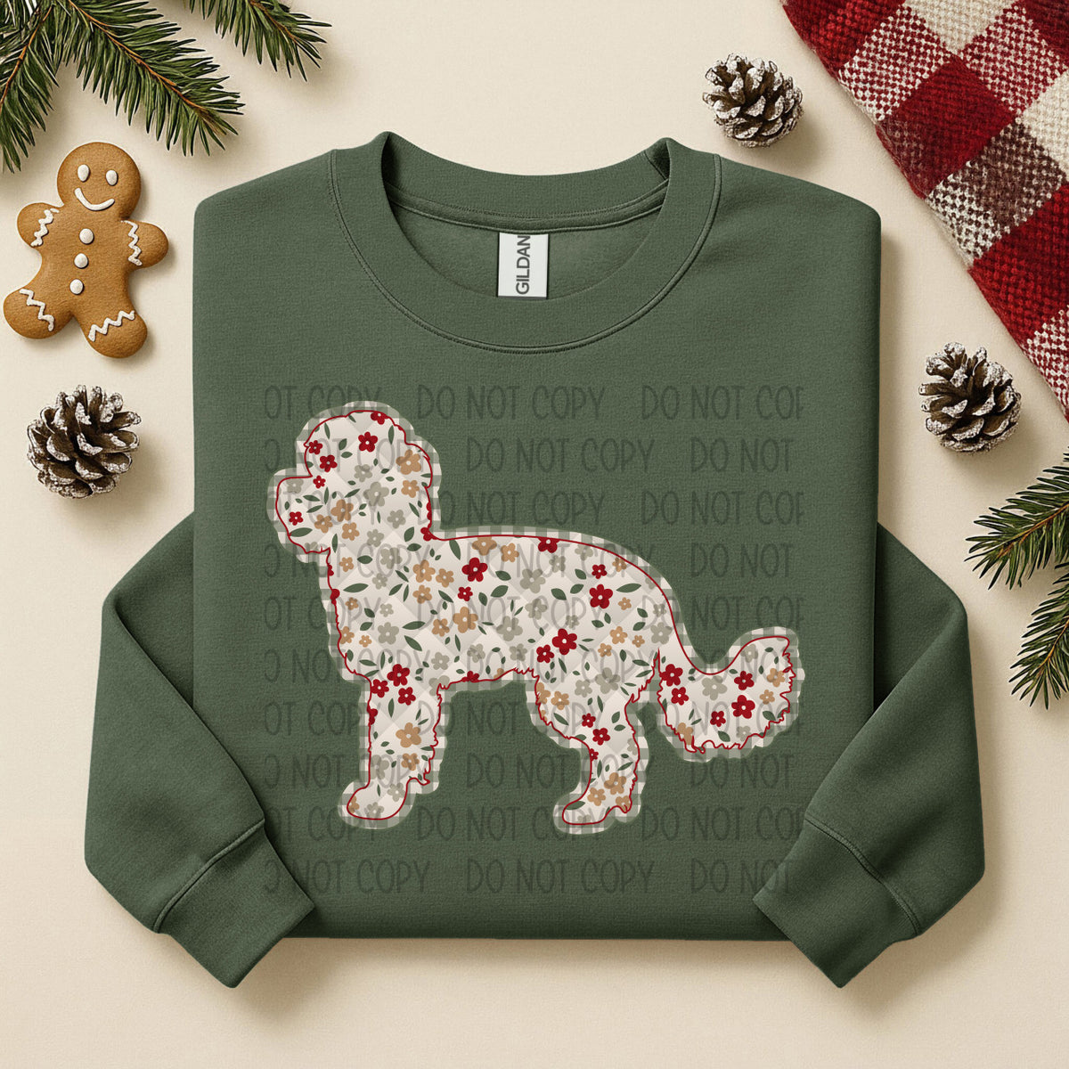 Maltipoo Floral (SWD) DTF TRANSFER