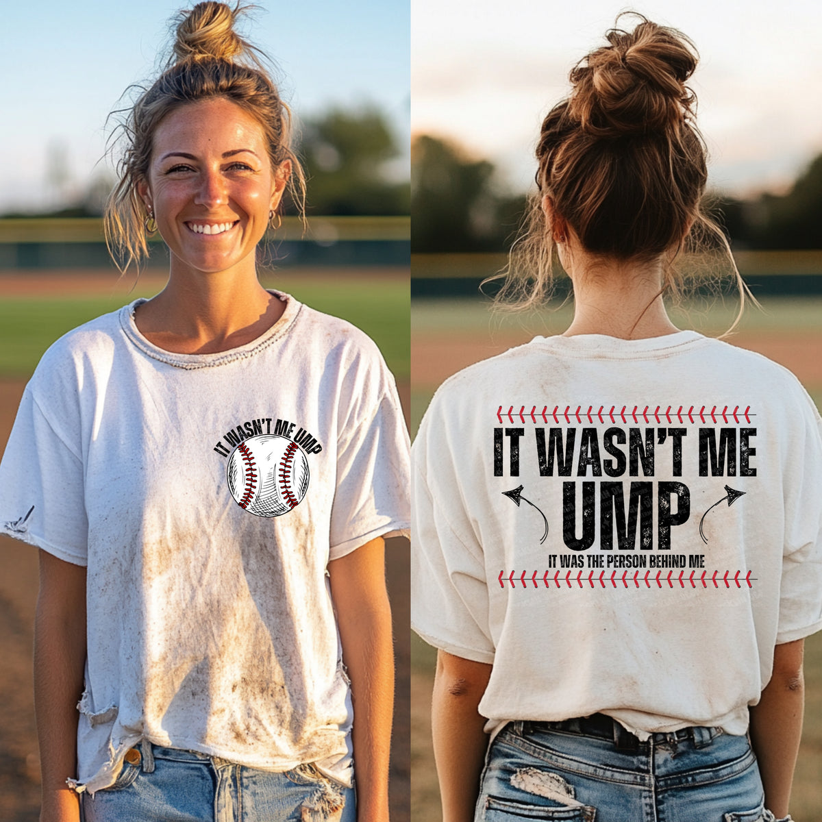 It wasn't me UMP it was the person behind me baseball (UDD) 68696 dtf transfer