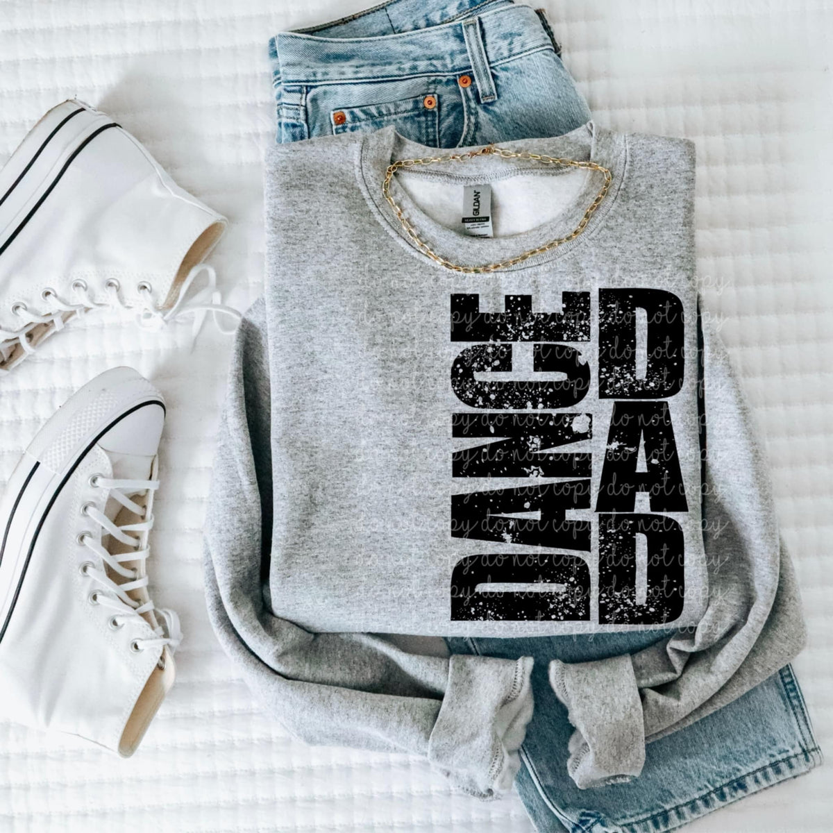 Dance dad vertical grunge 93228 DTF transfer