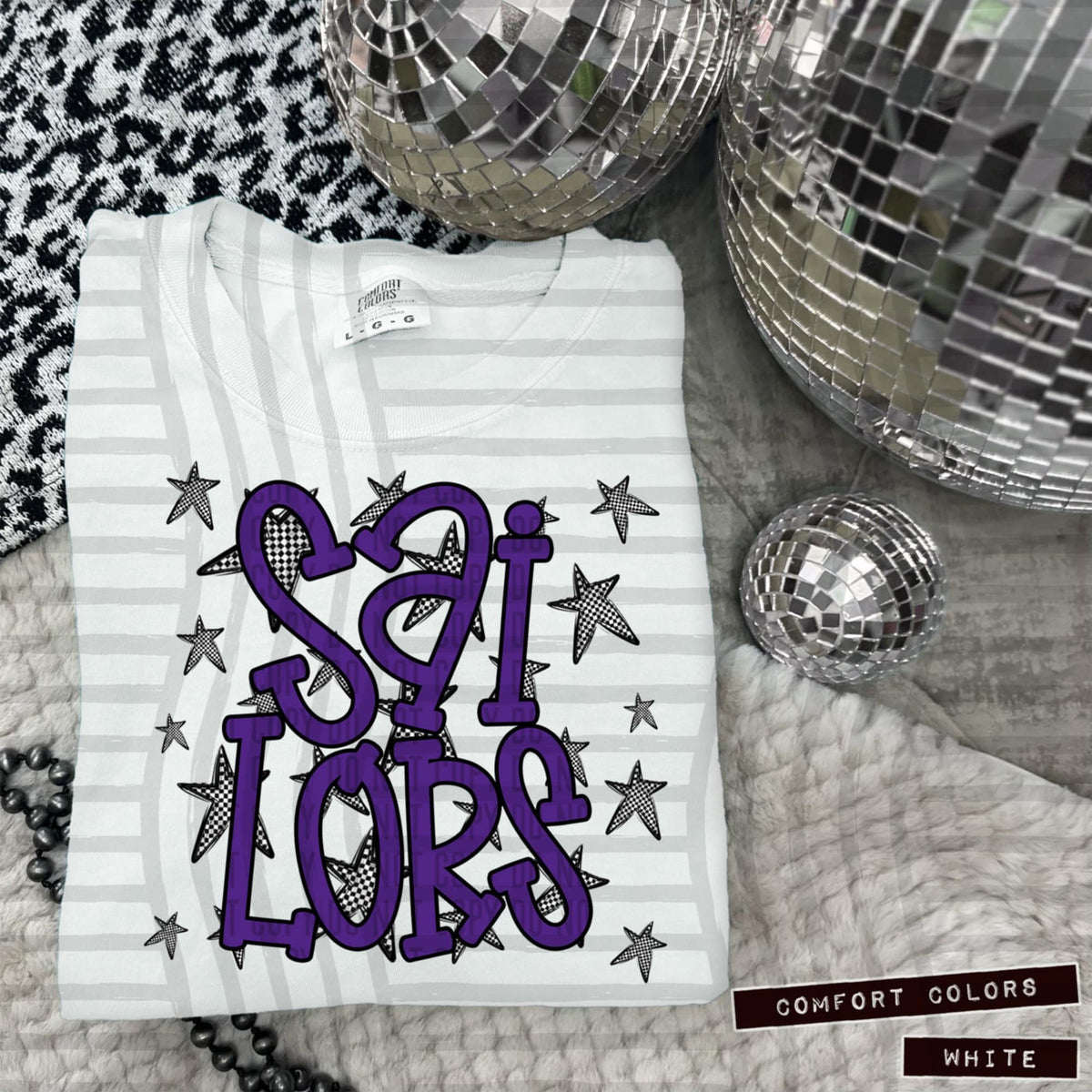 Purple Staggered Mascots (Caplinger)