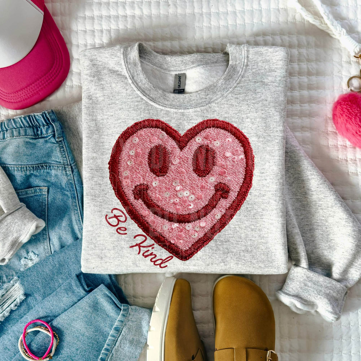 Be Kind Heart happy (SBB) DTF transfer