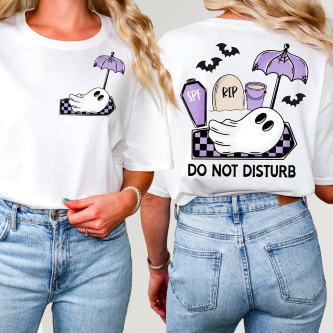 Do not disturb ghost BACK (CMD) 96164 DTF transfer