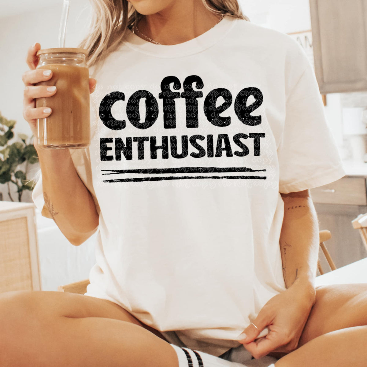 Coffee enthusiast (TTD) 93136 DTF transfer